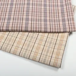 100x145cm High Quality Cotton Plaid Stripe Fabric for Handmade Hometextile Fabric Cloth Sofa Curtain Bag Cushion Tablecloth