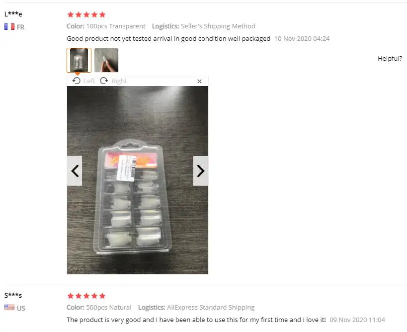 100/500 stücke Nägel Halb Französisch Falsche Nail art Tipps Acryl UV Gel Maniküre Spitze Nagel Französisch Nagel Stück Fertig uñas postizas DIY – Detail 3