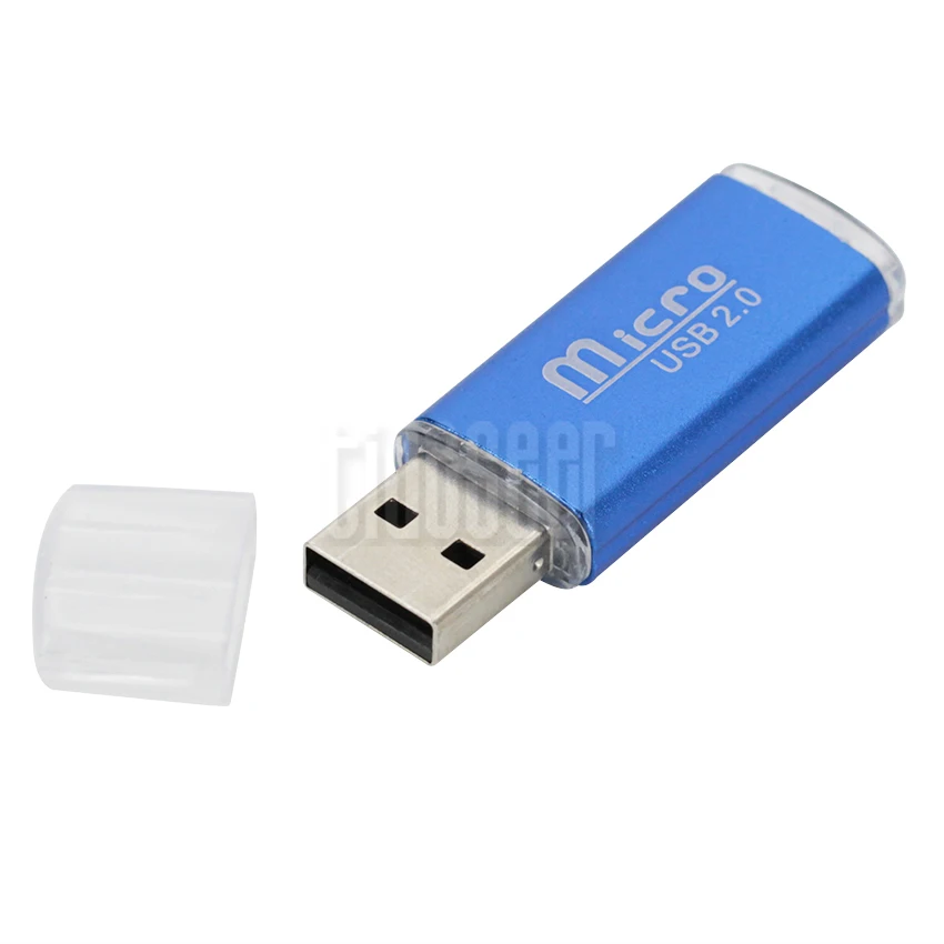 2000pcs Mini USB 2.0 Memory Card Reader High Speed Micro SD TF Adapter Plug and Plug Colorful Choose From For PC Laptop Tablet