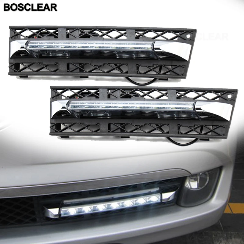 Car Styling LED Daytime Running Light DRL Day Light Fog Lamp For BMW 7 Series F01 F02 730i 740i 750i 760i 2009 2010 2011 2012-13