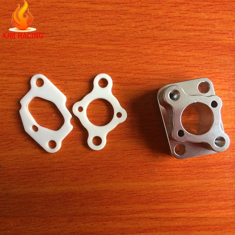 CNC Alloy intake manifold set for Zenoah CY engines for 1/5 Rovan HPI Baja losi 5ive-T RC CAR PARTS