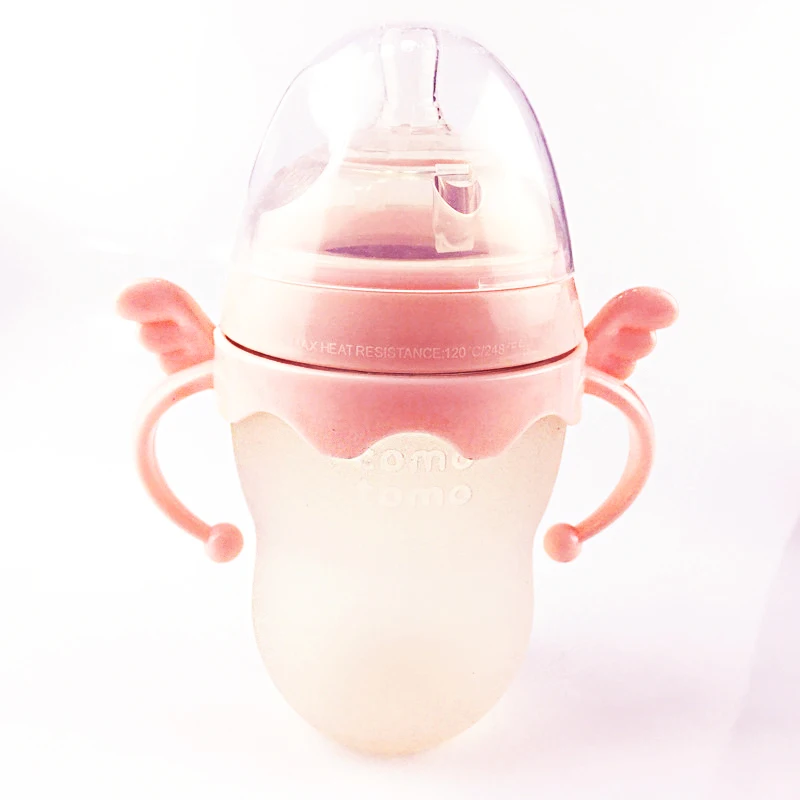 Baby Feeding Bottle Plastic Handles Anti-lost Strap Holder for Comotomo bottle handle Angel handle Wing grip