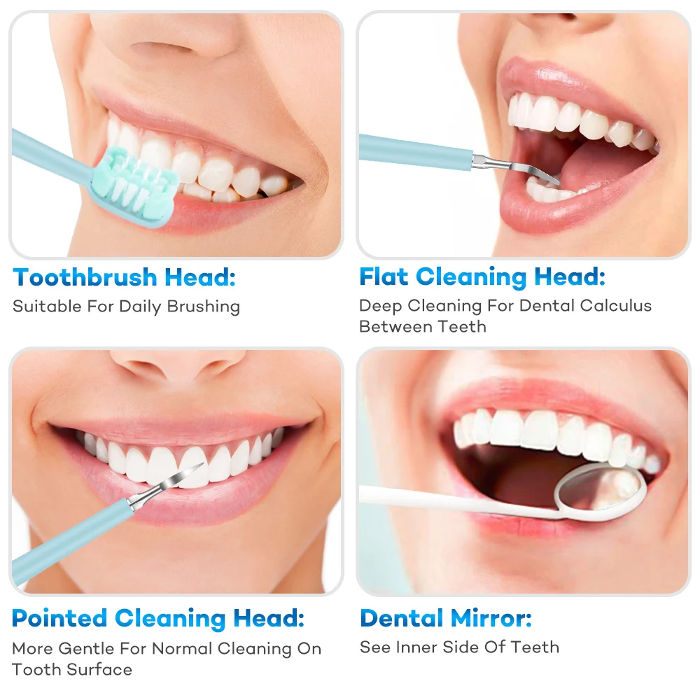 Electric Vibration Tooth Calculus Remover Sonic Dental Scaler Teeth Care Whitening Toothbrush Cleaner Dental Oral Hygiene Tools