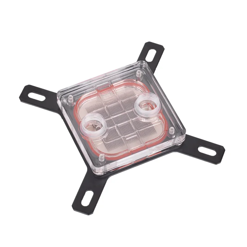 CPU Water Cooling Radiator Block use for INTEL LGA1150 1151 1155 1156 2011 X99 Transparent with RGB Liquid Cooling System