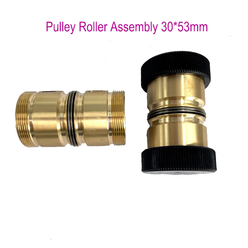 

Wire Cut Brass Seat Pulley Roller 126 OD30*L53mm Complete Guide Wheel Assembly for WEDM Wire Cutting Machine