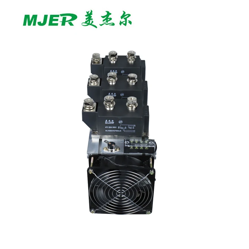Module de thyristor MTC500A 1600V avec dissipateur de chaleur et ventilateur SCR