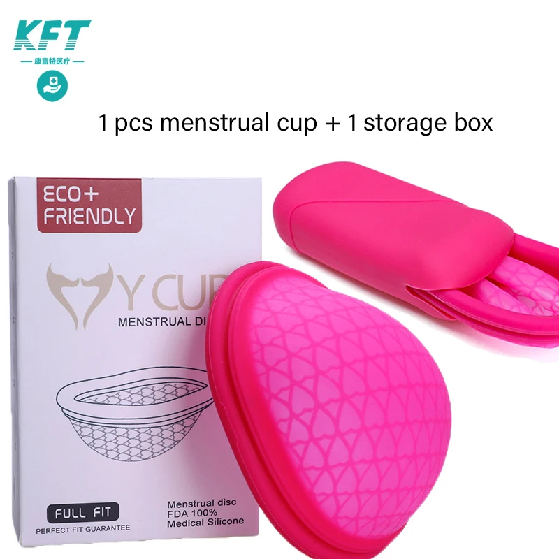 Reusable Menstrual Cup Medical Silicon Period Cup Sterilizer Menstrual Disc Menstruation Bowl Health women Menstrual Cup