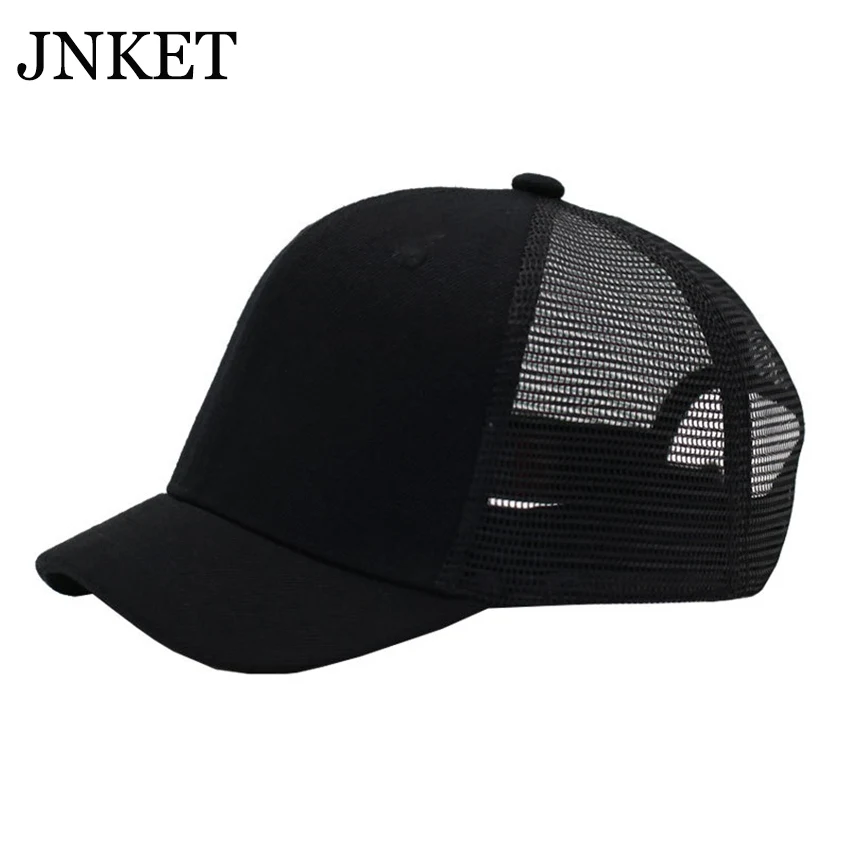 JNKET New Fashion Short Visor Baseball Cap Unisex Snapbacks Hats Outdoor Sports Cap Summer Sunhats Mesh Cap Casquette