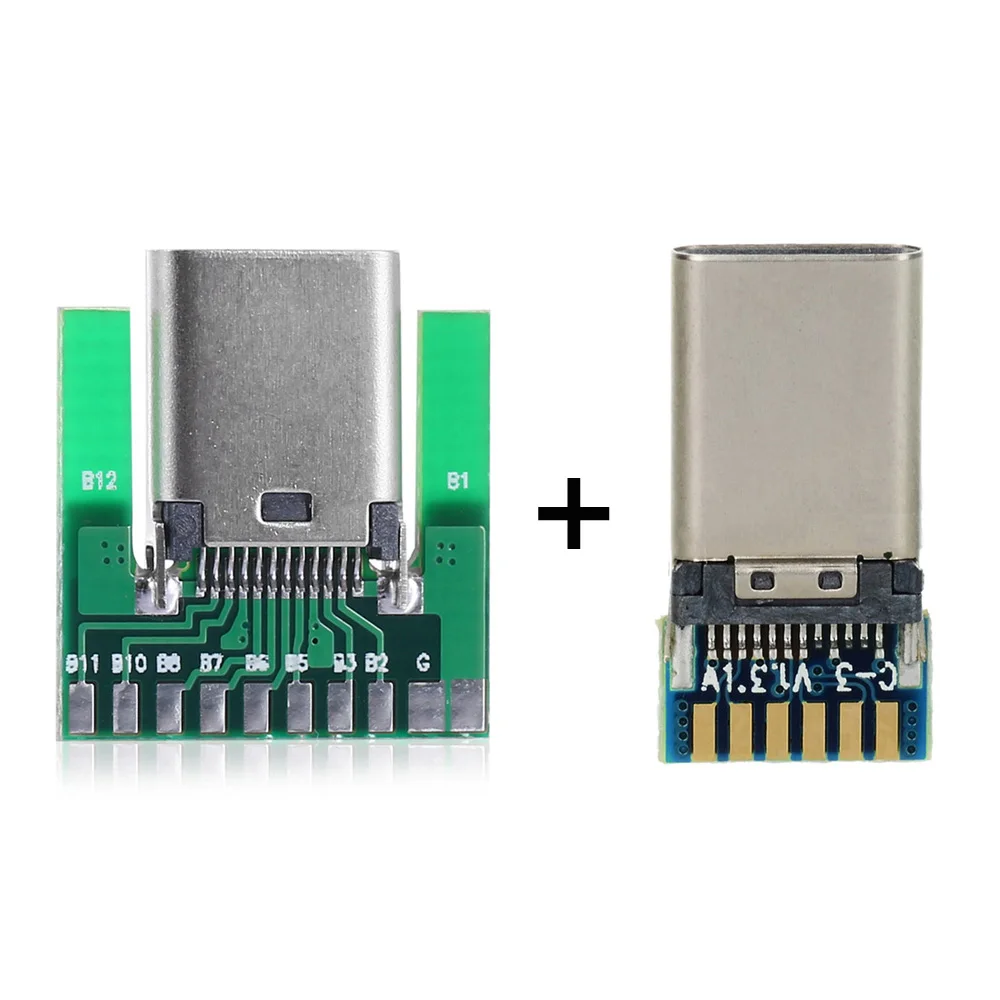 Conector USB 3.1 Type-C Macho y Hembra CY 24: La Solución Ideal para Proyectos DIY y Reparaciones de Placas Base