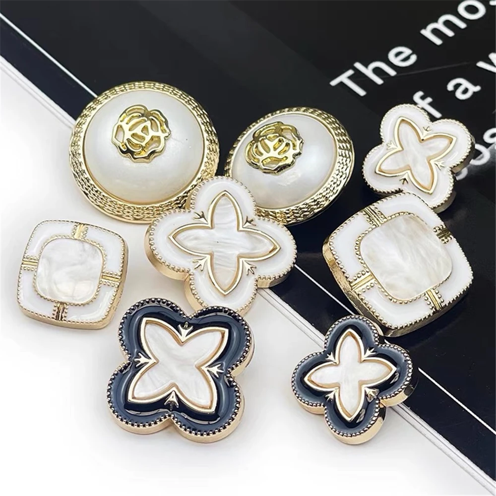 Wholesale Decorative Buttons for Clothing Sewing Supplies and Accessories Luxury Metal Shirt Buttons 15mm Buttons for Needlework