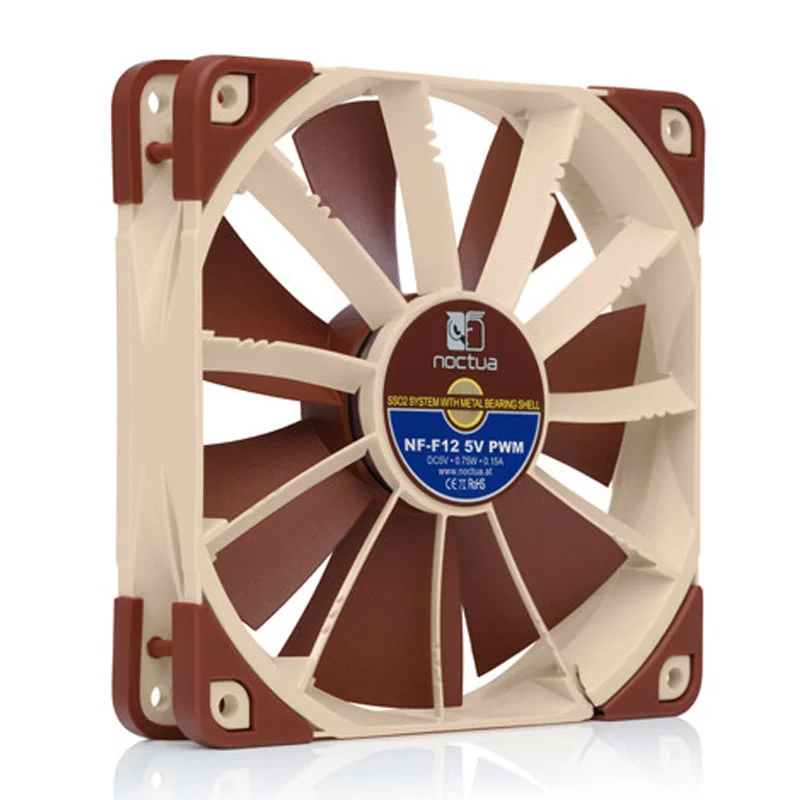 Imagem -05 - Noctua-pwm Versão Chassis Fan Controle Inteligente de Temperatura Nf-f12 12cm