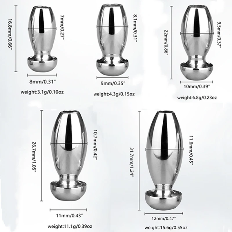 Stainless Steel Metal Bullet Penis Plug Urethral Dilatation Horse Eye Stick Penis Stimulation For Male BDSM Sex Toys Sex Shop 18