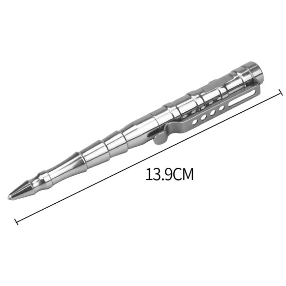 Wielofunkcyjny 304 ze stali nierdzewnej bambusa długopis z klipsem wolframu atak głowy długopis taktyczny Protable pisanie narzędzie na zewnątrz