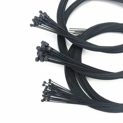 Cable de cambio recubierto para bicicleta de montaña y carretera, Cable de freno delantero y trasero, desviador, accesorios de ciclismo