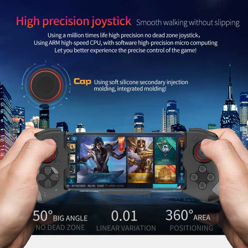 Mocute Gamepad 060 PUBG Controller For Cellphone Ios Android Wireless Telescopic Joysticks Joypad For Mobile Phone New