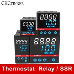 Cyfrowy inteligentny regulator temperatury PID YH6-AK/BK/DK/EK SSR/wyjście przekaźnikowe termostat termometr termoregulator 220V