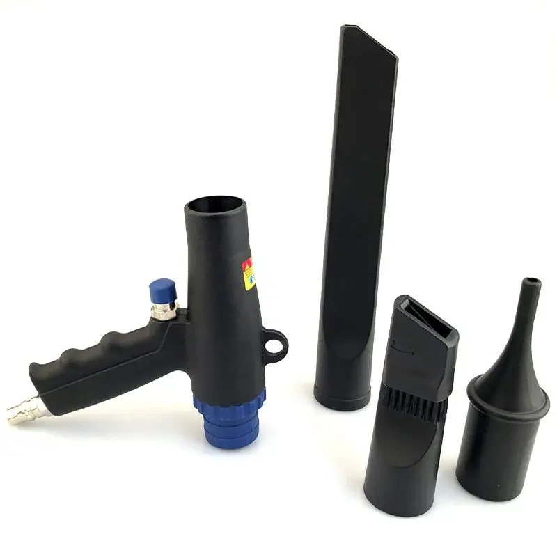 Imagem -03 - Compressor de ar Duster Dupla Função ar Aspirador de pó Kit Pistola Sucção Pneumática Ferramenta ar Alta Pressão Duste em