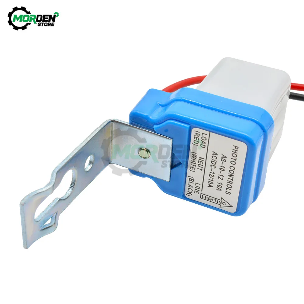 50-60Hz Switch Automatic Auto On Off Photocell street Light Switch 10A Photo Control Photoswitch Sensor DC 12V 24V AC 220V