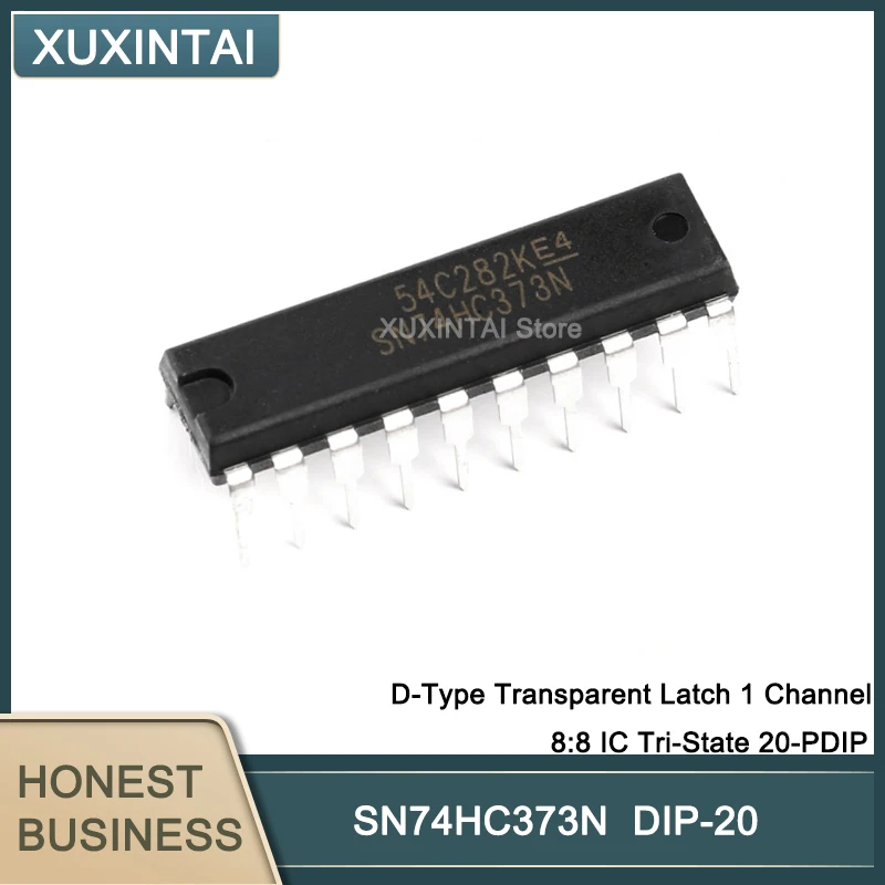 50Pcs/Lot  New Original  SN74HC373N SN74HC373 D-Type Transparent Latch 1 Channel 8:8 IC Tri-State 20-PDIP