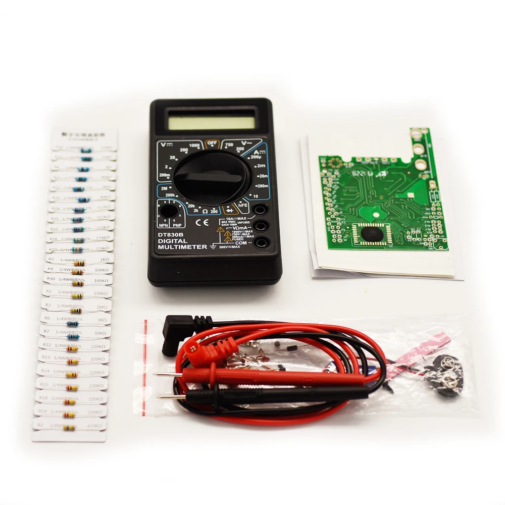 

DT830B diy electronic Digital Multimeter Kit Teaching experiment tool