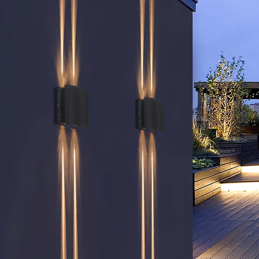 Imagem -04 - Led 12w 18w Telha Lâmpada de Parede Impermeável Jardim ao ar Livre Pátio Varanda Corredor Villa Decoração da Parede Exterior Lp104