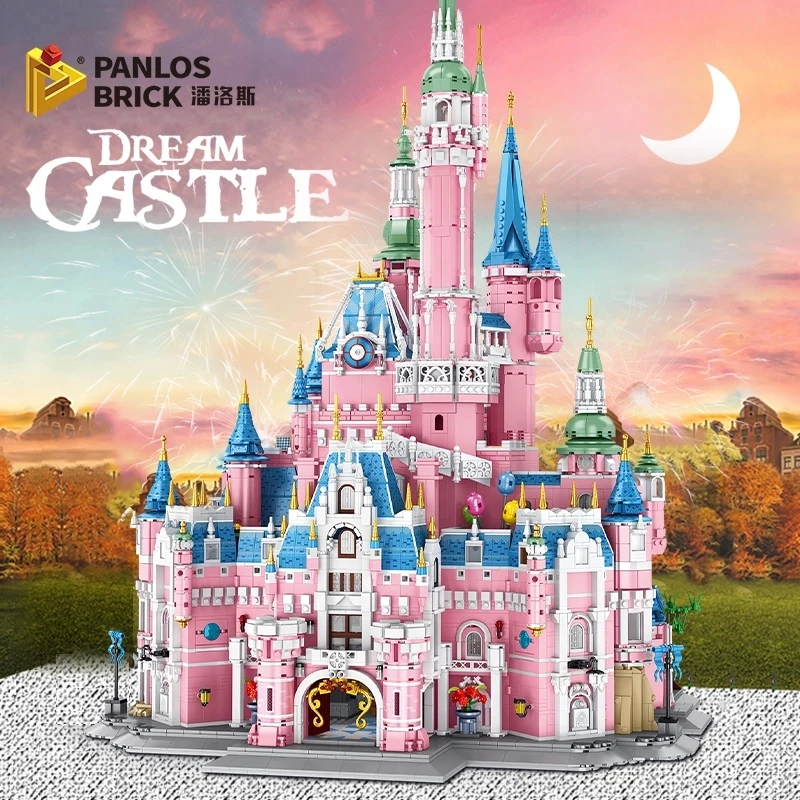 IN STOCK 9963pcs Pink girls Princess Castle City Building Blocks Wedding Hall Dream Castle Bricks Expert DIY Toys Kids Gifts