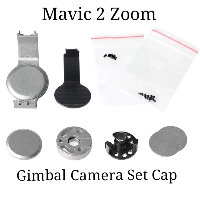 Original For DJI Mavic 2 Zoom Gimbal Camera Set Cap with Drone Camera Cover Screw Repair Accessories (Used)