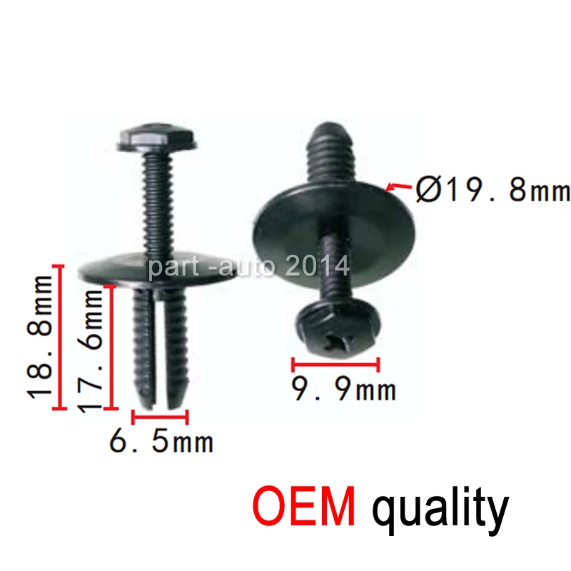 

100x / 500x для Bmw E38 E65 E66 E93 F01 F02 расширяющаяся заклепка 51718259788