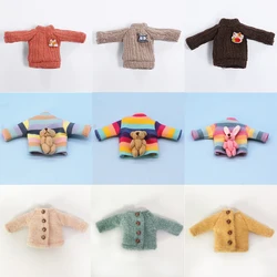 New Fashionable Cute Ob11 Baby Wear Clothes Knit Sweater Winter Wear 1/12 Bjd Doll Clothing Doll Clothes Accessories