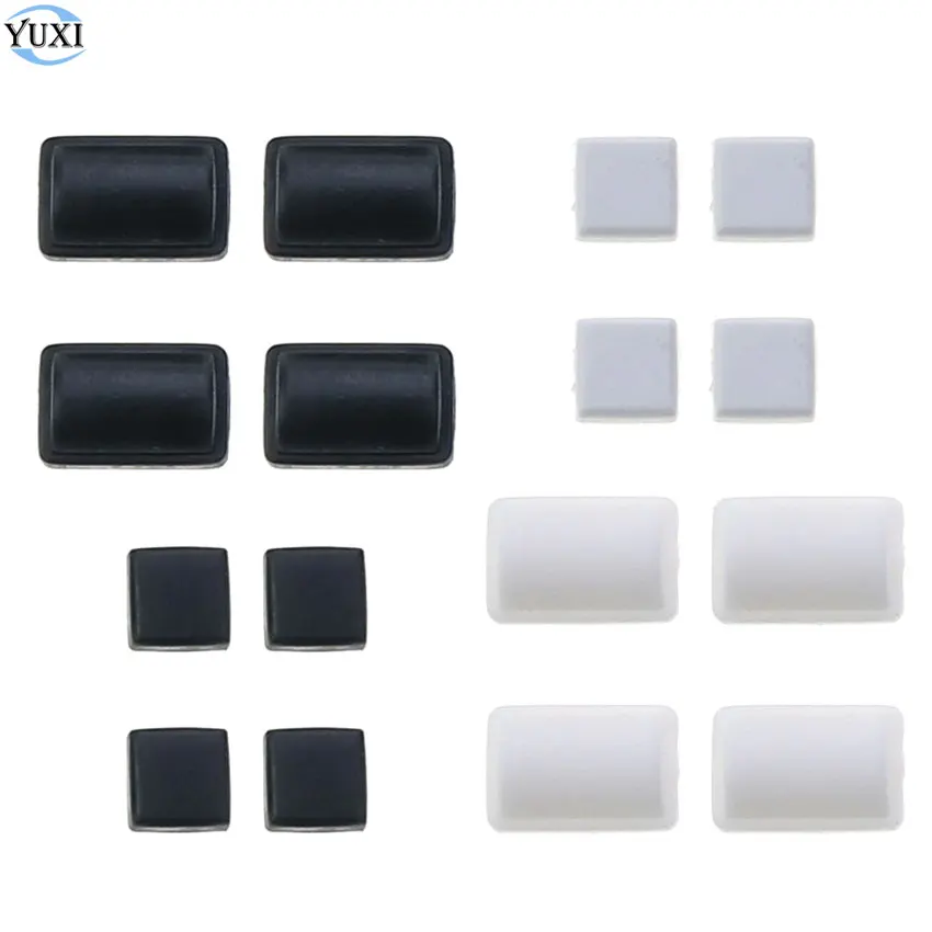 

YuXi 1 Set Screw Dust Cover Feet Pad Set Kit Replacement For Nintend Wii Console Anti-slip Rubber Bottom Feet Pad