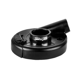 180mm Dust Shroud for Angle Grinder, 7 Inch Surface Grinding Shroud with 4 Vacuum Attachment, Angle Grinder Dust Cover Collector