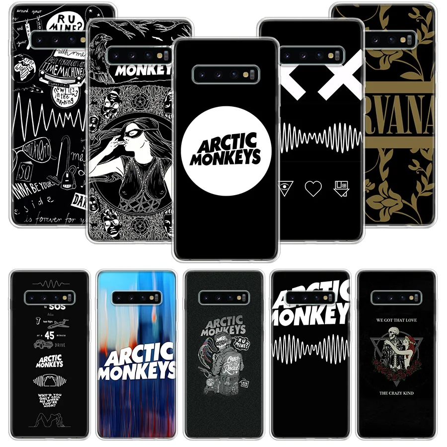 ARCTIC MONKEYS Rock Roll Phone Case For Samsung Galaxy S23 S24 Ultra S20 FE S21 S22 Plus S10 S10E S9 S8 + Soft Cover Fundas