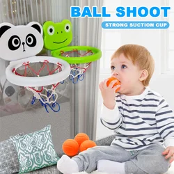 Jouets de bain pour bébé avec ventouse, panier de basket-ball avec 3 balles, jeu d'eau pour enfants, baignoire, douche, tir