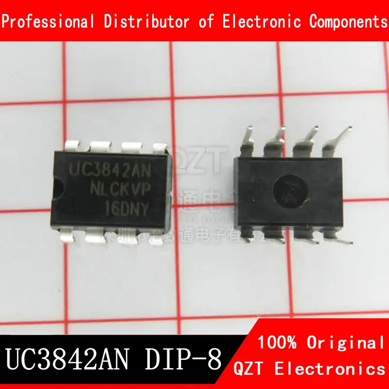 

10PCS UC3842AN DIP8 UC3842BN 3842AN DIP 3842 UC3842 DIP-8 new and original IC Chipset