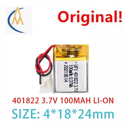 구매 더 저렴한 401822 3.7V 100mah 속도 측정기 혈당 측정기 빛나는 인형 배터리, 보호 보드 모니터링 m