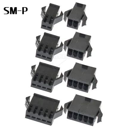 20PCS JST 2.54mm SM Male plug plastic shell 2/3/4/5/6/7/8/9/10/11/12pin Connector