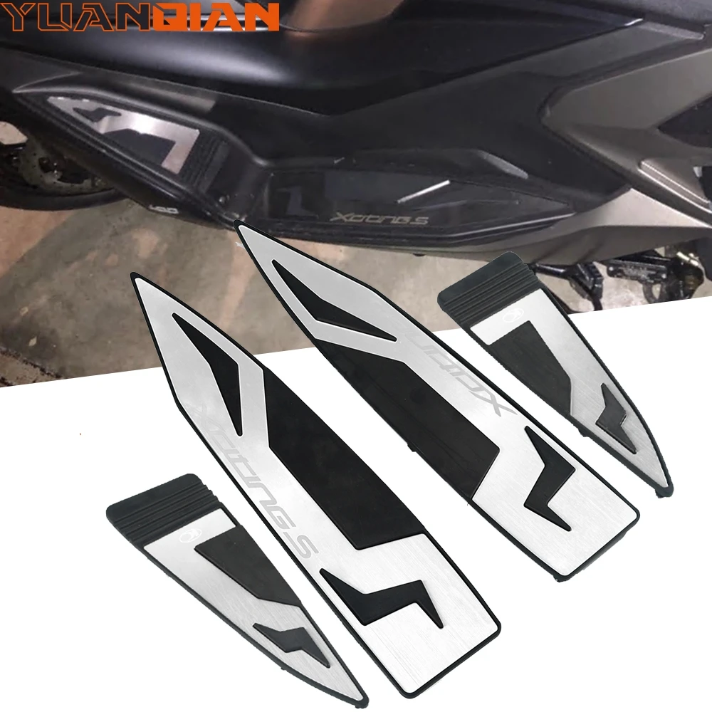 

For KYMCO XCITING 400 S400 XCITINGS400 XCITING400 2019 Motorcycle Accessories Footrest Footpads Foot Pegs Pedals Plate Pads