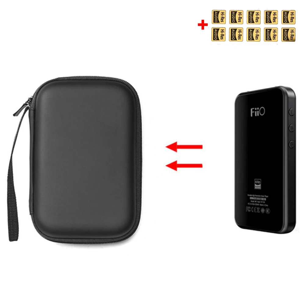 Caixa de armazenamento durável, estojo de transporte para fiio m11 pro m15 m11 m9 m7 m6 m3k mk2 x1 x3 x5iiis x7 q5 mp3 bolsa protetora