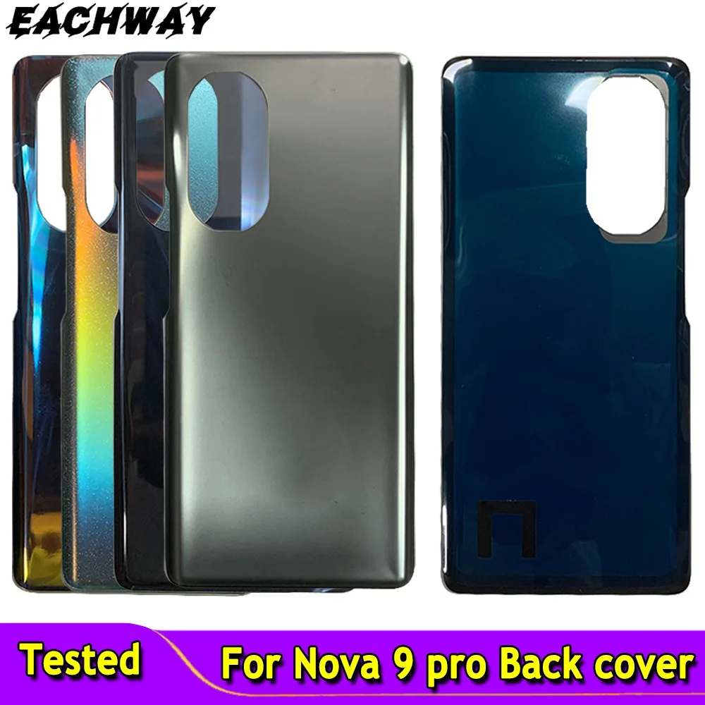 For Huawei Honor nova 9 NAM-LX9 Back Battery Cover Door Rear Glass Housing Case For nova 9 Pro RTE-AL00 Battery Cover Housing