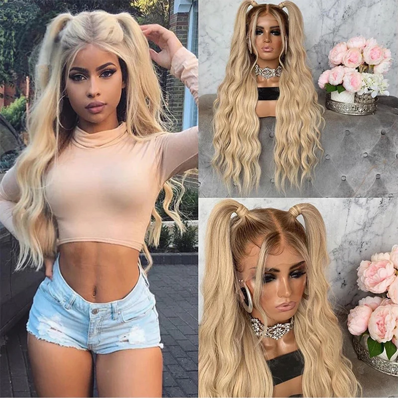 

6T 613 Color Human Hair Wigs T Part 13x6x1 Lace Frontal Wig Pre Plucked With Baby Hair Lace Front Human Hair Wigs Virgin Hair