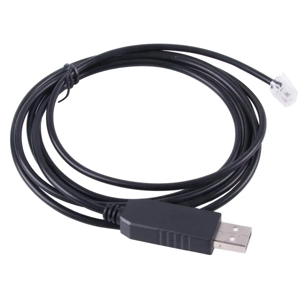 Meade LX200 GPS AUTOSTAR II Telescope Control Cable CP2102 Chip PC RS232 Serial RJ11 RJ12 6P4C Replace Hand Control Cable