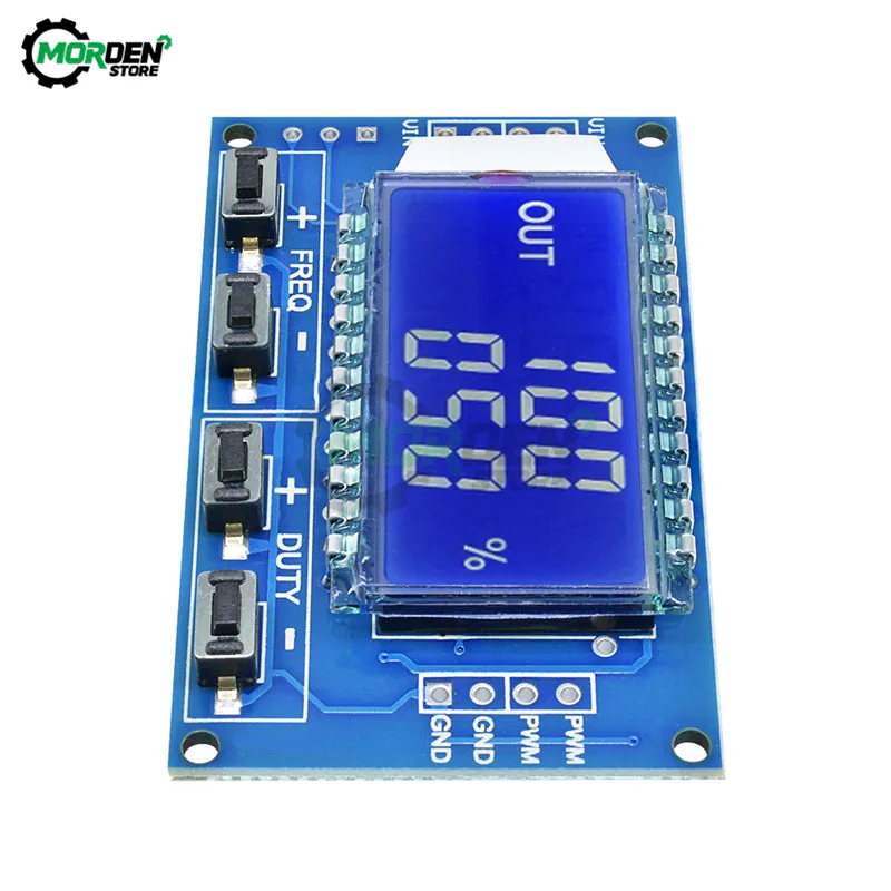 Display LCD TTL 5V DC 12V 24V del ciclo di lavoro di frequenza di impulso PWM regolabile del modulo generatore di segnale 1Hz-150Khz di alta