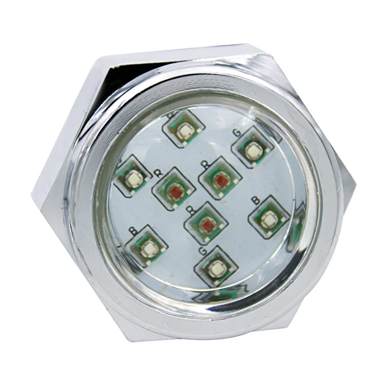 Imagem -02 - Doca Marinha Led Dreno Plug Barco Luz Dc1030v Npt Yacht Habitação Subaquática Iate Lâmpada de Água Salgada Marinha Piscina 27w 45