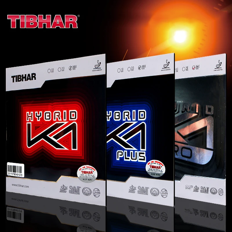 Original TIBHAR HYBRID K1 / K1 PLUS / K2 / K1 PRO Sticky Forehand Offensive Pimples In Table Tennis Rubber Ping Pong Sponge