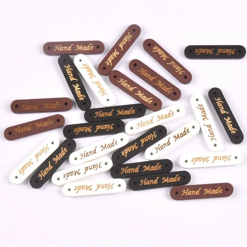 50pcs Mixed Wooden Button \