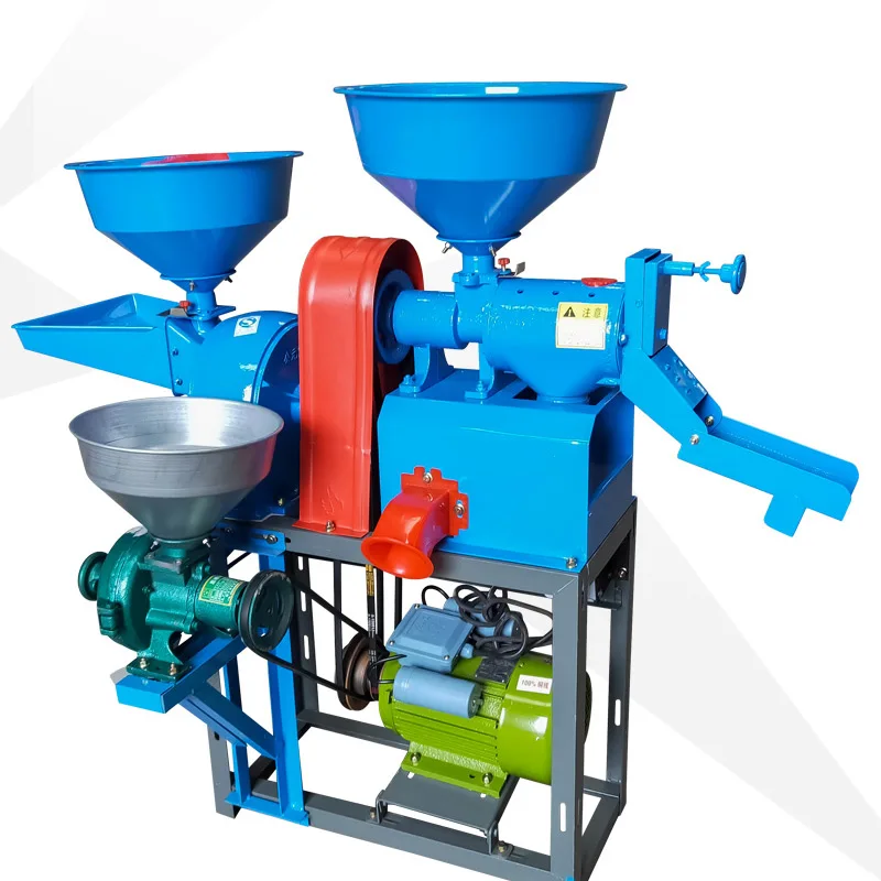 

Rice milling machine small household rice, corn, wheat, millet shelling and peeling machine, rice beating and crushing machine