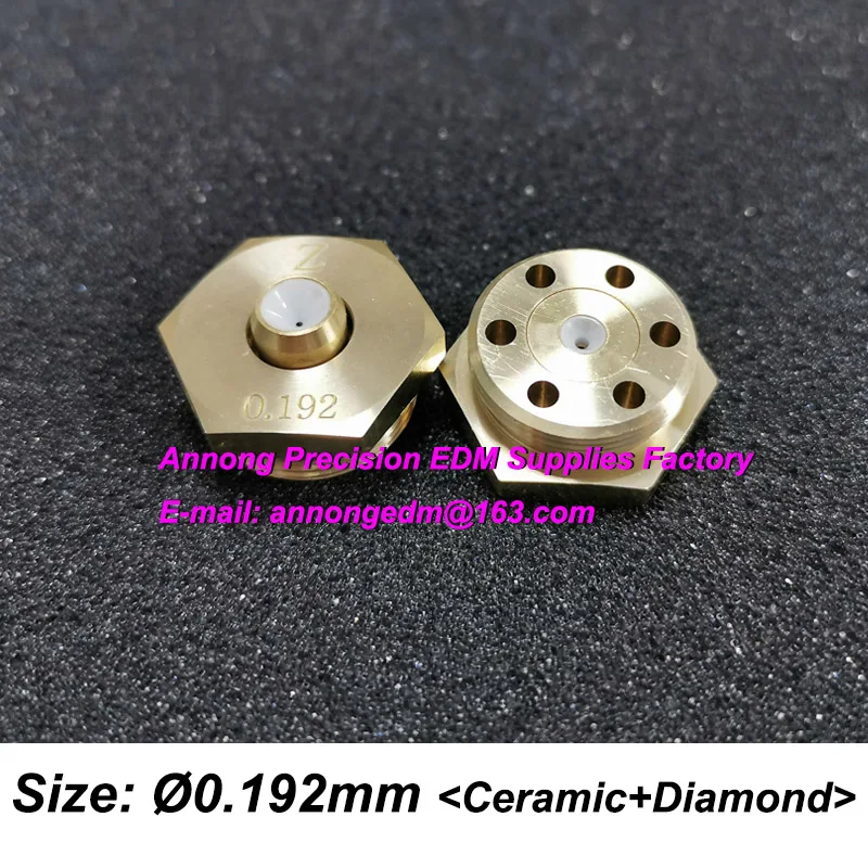 

Ø0.192MM Hexagonal Diamond Wire Guide (Double Ceramic type) for Ruijun Medium Speed Wire Cut Machine for 0.18mm Molybdenum Wire