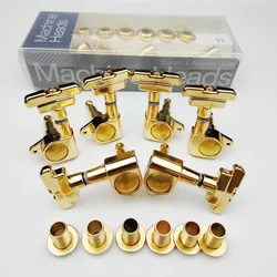 New KAYNES J-109 3R+3L Gold Electric Guitar Machine Heads Tuners Art Deco Rotomatic Imperial Style Head Guitar Tuning Pegs