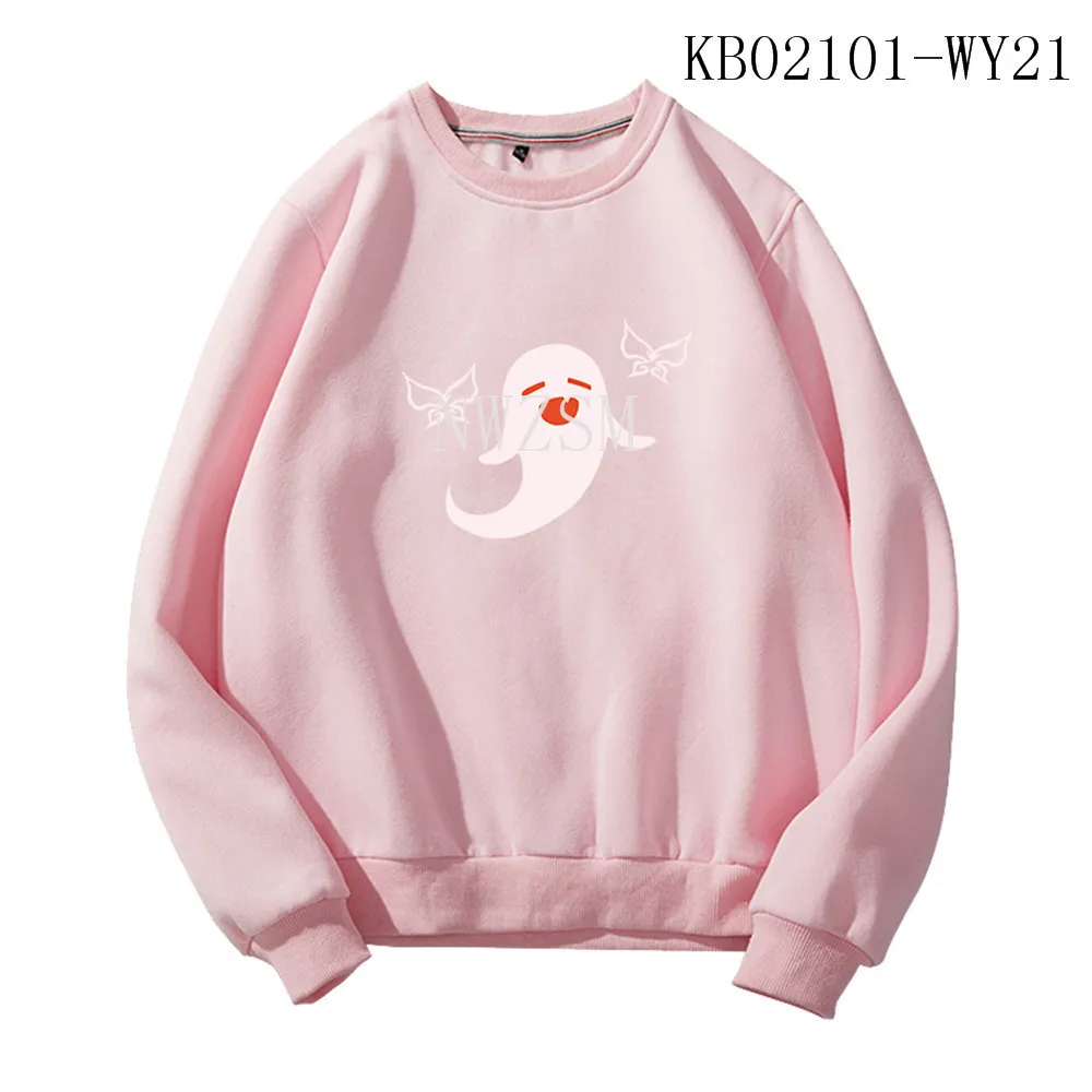 Open World Adventure Game Genshin Impact Hu Tao Kawaii Cartoon Women Hoodies Aesthetic Streetwear Men Winter Sweatshirt tops