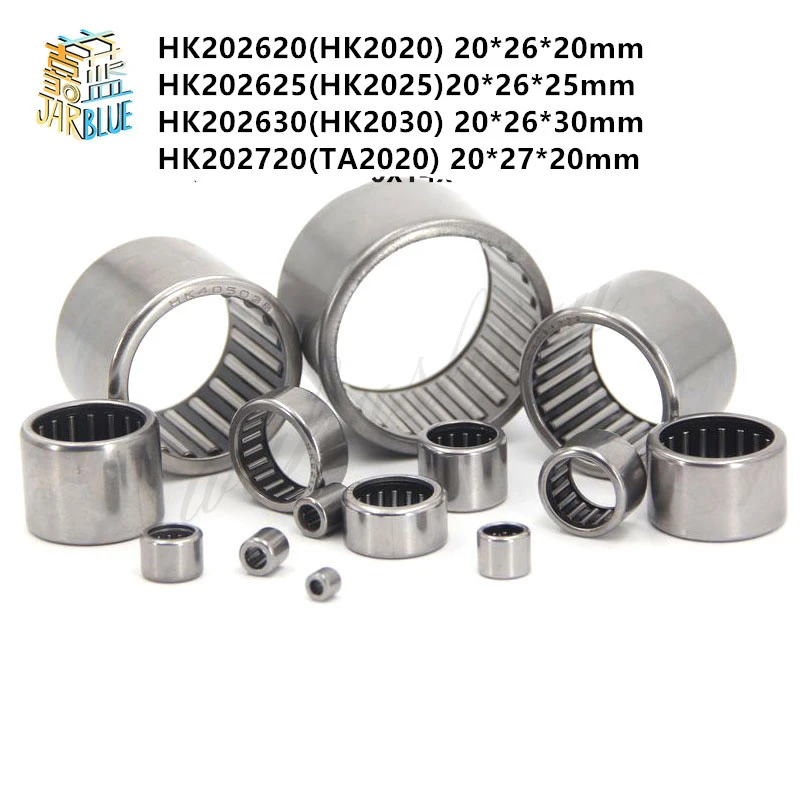 2-5PCS  bearing HK202620 HK2020 HK202625 HK2025 HK202630(HK2030 HK202720 TA2020 Needle Roller Bearing 20*26/27*20/25/30mm